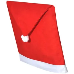vidaXL 6x Stuhlhussen Weihnachtsmützen