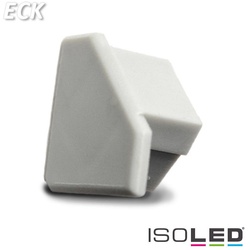 ISOLED Zubehör für Profil ECK10 - Endkappe, Silber, geschlossen ISO-111384