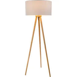 NOWA Stehlampe "STABILO", braun, Lampen, Fußtrittschalter im Kabel