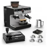 Krups Precision+ XP804T schwarz mit Wasserfilter und abnehmbaren Wassertank