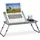 Relaxdays Laptoptisch höhenverstellbar Grau