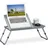 Relaxdays Laptoptisch höhenverstellbar Grau
