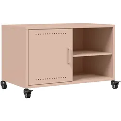 vidaXL TV-Schrank Rosa 68x39x43,5 cm Stahl