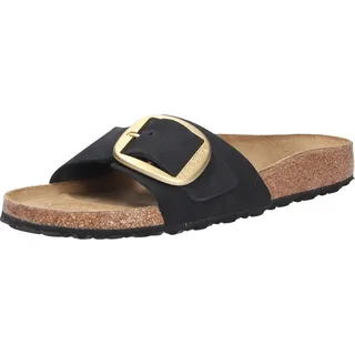 Birkenstock Madrid Big Buckle Nubukleder schwarz 37