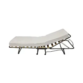 veraflex s.r.l. Veraflex Tokio Premium Klappbett 80x197 cm mit Höhenverstellbarem Kopfteil | Ideal als Gästebett und Reisebett