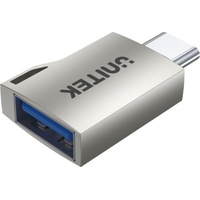 Unitek A1025GNI Kabeladapter USB C USB A Silber