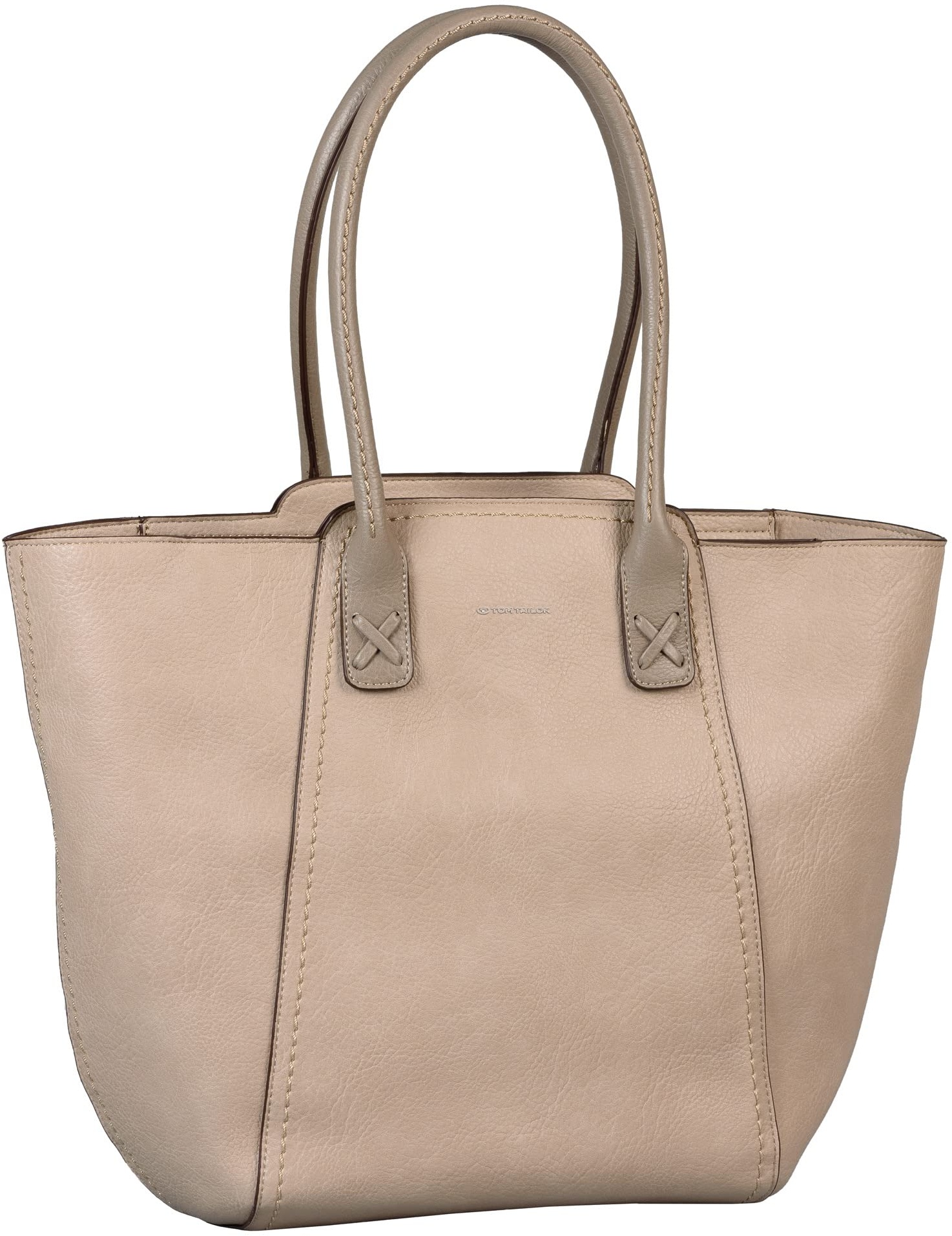 TOM TAILOR- Darlin, Damen, Shopper, L, Beige, 46x17x33 cm