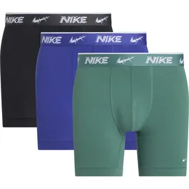 Nike Boxershorts unifarben grün S 3er Pack