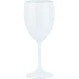 Relaxdays Weingläser Kunststoff 12er Set, bruchfest, BPA-frei, Mehrweg Cocktailgläser, Camping Kunststoffgläser, weiß