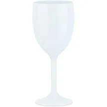 Relaxdays Weingläser Kunststoff 12er Set, bruchfest, BPA-frei, Mehrweg Cocktailgläser, Camping Kunststoffgläser, weiß