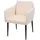 Mendler Esszimmerstuhl HWC-H93, Küchenstuhl Lehnstuhl Stuhl Kunstleder creme-beige