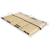 vidaXL Lattenrost mit 28 Latten 7 Zonen verstellbar 140 x 200 cm
