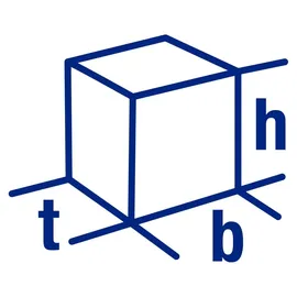 Hünersdorff Sortimentskoffer Polystyrol 108 x 54 x 45 mm gelb