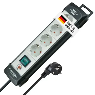 4-fach 5 m schwarz/lichtgrau