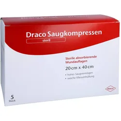 Saugkompressen steril 20x40 DRACO