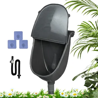 Wandmontiertes Urinal - Wasserlose Urinal | Tragbare Urinabscheider | Überlaufsicheres Urinale Spülen | Spritzdichter Harnleiter | Verstellbarer Spülmechanismus Für Camping Garten