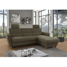 Home Affaire Eckcouch Mikrofaser 2-Sitzer Grün
