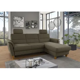 Home Affaire Eckcouch Mikrofaser 2-Sitzer Grün
