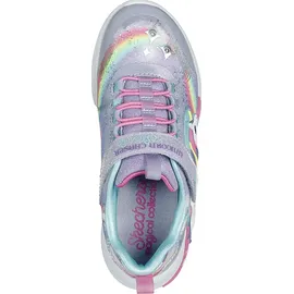 SKECHERS Unicorn Chaser Lavender Sparkle Mesh / Multi Trim 35