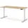 Assmann Electronic ASSMANN Schreibtisch Eiche Artisan, Weiß, Metall, 160x127x70 cm, Arbeitszimmer, Schreibtische, Bürotische