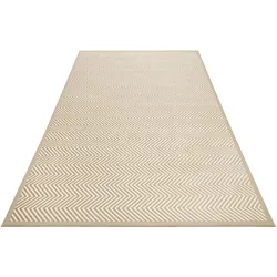 Teppich ESPRIT "Paulsen ESP-42078", beige, B:80cm H:10mm L:300cm, Baumwolle, Polyester, Teppiche, Wendeteppich im modernen Design, Wohnzimmer
