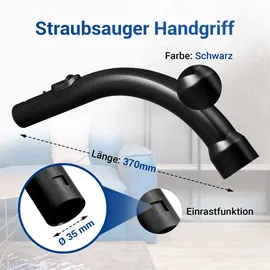 Vioks Handgriff Griff passend wie Miele 9442601 für 35mmØ Rohr-Ø Staubsauger