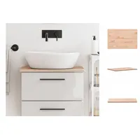 VidaXL Waschtischplatte 60x40x1,5 cm Massivholz Buche
