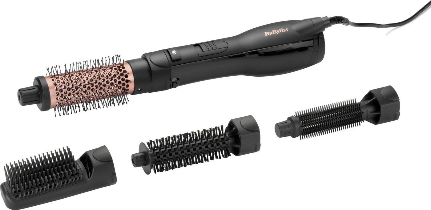 BaByliss Warmluftbürste Smooth Finish 1200 schwarz