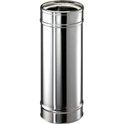 Ofenrohr ZITEC "Rohrelement DW 500mm", silber (baumarkt), L:54cm, Edelstahl, Rohre