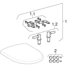 Geberit Mango WC-Sitz Weiß