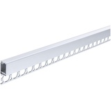 PAULMANN 78404 LumiTiles LED Strip Einbauprofil Top 1m Alu eloxiert, Satin Spritzwasserschutz Aluminium Badbeleuchtung