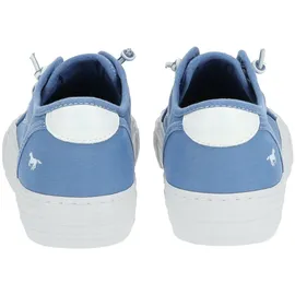 Mustang SHOES "Mustang Shoes Sneaker Lederimitat/Textil", Damen, Canvas Sneaker blau, 39 EU