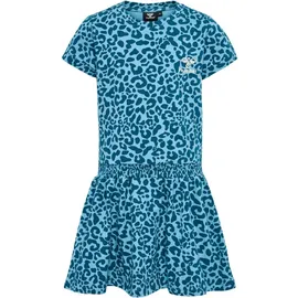 hummel hmlFLOWY AOP DRESS S/S blue coral 146