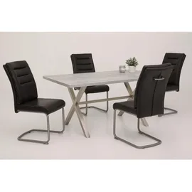 Hela Freischwinger«, (Set), 2 St., Microfaser, mit Griff, Esszimmer, Stühle, Esszimmerstühle, Schwingstühle