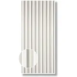 CONACORD Streifenvorhang 90 x 200 cm Grau-Weiß