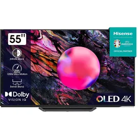 Hisense 55A85K Fernseher 139,7 cm (55 Zoll) 4K, Ultra HD Smart-TV WLAN Schwarz