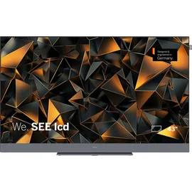 Loewe We. SEE 43 Zoll LCD-TV, Ultra HD, Smart TV, HDR, Dolby Atmos, 60W Soundbar, drehbarer Tischfuß, AirPlay, HDMI 2.1, schlankes Design
