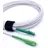 Elfcam - 15m LWL Glasfaser-Kabel LC/APC auf SC/APC, OS2 Singlemode Simplex 9/125μm, FTTH Glasfaser Patchkabel LSZH Weiß