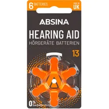 Absina Hörgerätebatterie ZA 13 1,4 V 6 St.