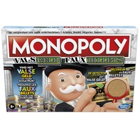 Monopoly FALSCHGELD - Belgische Edition Brettspiel für Familien und Kinder ab 8 Jahren mit Mr. Monopolys Detektor zur Erkennung von Falschgeld und gefälschten Karten für 2-6 Spieler