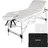 Tectake tectake® 3 Zonen Massageliege, Breite 70 cm, Polsterung 5 cm, mit Aluminiumgestell, 212 x 103 x 90 cm
