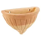 Dehner Terrakotta-Blumentopf Wandhänger Fermo, antik-terrakotta, ca. B30/H20/T18 cm