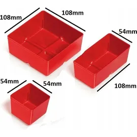 Prosperplast Werkstatt-Organizer Kunststoff 287x186x100 mm rot
