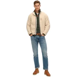 Superdry Outdoor Fleece Jacke Herren Beige/Schwarz XL