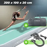 Vendomnia TRACK Matte - aufblasbar, Tumbling Gymnastikmatte, Turnmatte, Trainingsmatte, Fitnessmatte