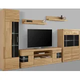 Home Affaire Wohnwand »Ribe«, (Set, 5 St.), teilmassives Holz, braun