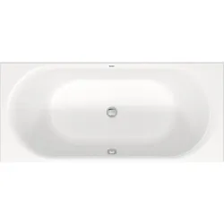 Badewanne Duravit D-Neo, 2 Rückenschrägen (Ausführung: Badewanne Duravit D-Neo 1800x485x800mm 2 Rückenschrägen weiß)