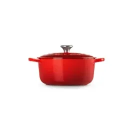 Le Creuset Signature Bräter 22 cm rund kirschrot