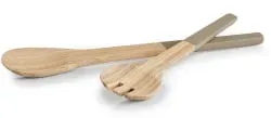 Zeller Bamboo Salatbesteck, taupe 25150 , Länge: ca. 30 cm