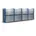 R R INDUSTRIETECHNIK Rr Industrietechnik Rwr-48/6 6000x1000x1000mm mit 48 Fächern Ral 5010 Enzianblau